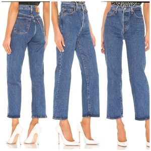 NWT Levi's Ribcage Straight Ankle W29 L27